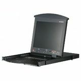 Aten Cat5 Dual Rail 19" LCD with 8-port KVM Switch - KL1508N
