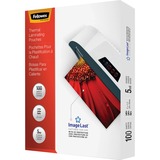 FELLOWES Fellowes Glossy Pouches - Letter, 5 mil, 100 pack