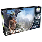 PNY GeForce 6200 Graphics Card - nVIDIA GeForce 6200 350MHz - 256MB DDR2 SDRAM - PCI