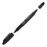 Integra Dual Point Permanent Marker - Point Tip - Black - 1  Each
