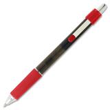 Integra Retractable Roller Gel Pen with Metal Clip - 0.7mm - Red - 1  Each