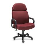 "HON 3500 Pyramid High-back Executive Chair - 28.25"" x 40"" x 48.5"" - Red Seat"