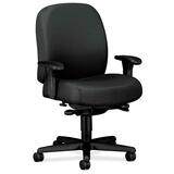 "HON Mid-back Task Chair With Adjustable Arms - 32.25"" x 29.5"" x 43.5"" - Nano-Tex Fabric Charcoal Gray Seat"