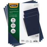 Fellowes Linen Presentation Covers - Letter, Navy, 200 pack - TAA Compliant