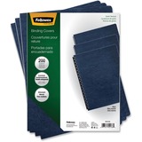 Fellowes Classic Grain Presentation Covers - Oversize, Navy, 200 pk - TAA Compliant