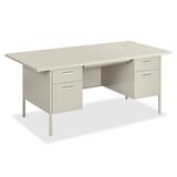 HON Metro Classic Double Pedestal Desk With Overhang