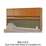 Lorell 87000 Series Lam. Stack-on Hutch w/Doors