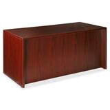 "Lorell 87000 Series Rectangular Desk Shell - 29.5"" Height x 60"" Width x 30"" Depth - 2 Drawer - Wood - Mahogany"