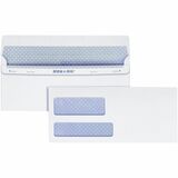 Quality Park Reveal-n-Seal Double Window Envelope