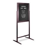 GHEZPB13630BBK - Ghent Sentry Free Standing Message Center
