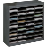 Safco E-Z Stor Steel Literature Organizer - 36.5' x 37.5' x 12.75' - 750 x Sheet - Steel - Black