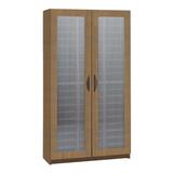 "Safco Frosted Door Literature Organizer - 58.25"" x 30"" x 14"" - 60 Compartment(s) - Medium Oak"