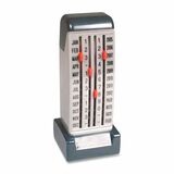 "Shachihata RECEIVED 8-Year Slide Dater - 1.43"" x 1.43"" - Blue, Red"