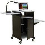 MOORECO Balt Extra Wide Presentation Cart With Cabinet