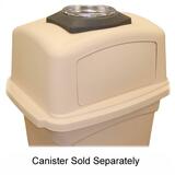 CONTINENTAL - 6458BK - Ash Receptacles & Sand Urns