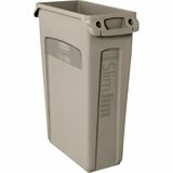 Rubbermaid Slim Jim Waste Containers w/Vents Chnls