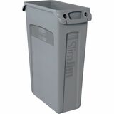 Rubbermaid Slim Jim Waste Containers w/Vents Chnls