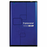 Transcend StoreJet Hard Drive - 160GB - 5400rpm - USB 2.0 - USB - External - Blue