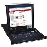 8PT 1U RM/CONS IP-KVM SWCH W/ 17IN DISP