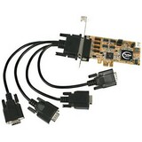 StarTech.com 4 Port PCI Express Serial Adapter Card