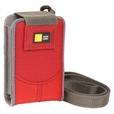 "Case Logic Compact Camera Case with Quickdraw - 4.5"" x 2.75"" x 1.5"" - Nylon - Red"