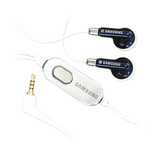 AEP204VMEB/STD - Samsung AEP204VME Stereo Earset - Cable Connectivity - Stereo Output - Ear-bud - Blue