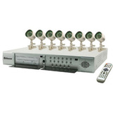 Swann DVR8-Net-8000 8-Channel Security Recording Kit - 8 x Camera, Digital Video Recorder - Motion JPEG Formats - 250GB Hard Drive