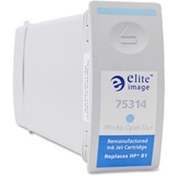 Elite Image Light Cyan Ink Cartridge For Designjet 5000 Series Printer - 75314