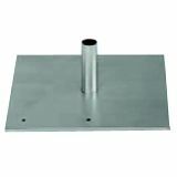 DA-LITE Da-Lite Flat Steel Base with Mounting Stud