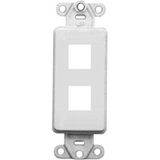 LEVITON Leviton QuickPort 2 Socket Decora Insert