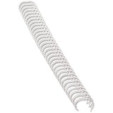 Fellowes Wire Binding Combs, 3/8", 80 Sheets, White