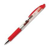 Avery Gel Pen - Point Pen Point Style - 0.7 mm Pen Point Size - Red Ink - Clear Barrel - 1  Each