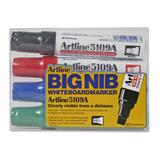 Shachihata Whiteboard Marker - Assorted - 4 per Pack
