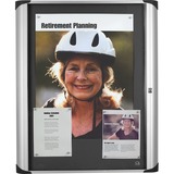 image of Quartet Enclosed Magnetic Bulletin Board