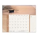 Brownline Panoramic Seascape Monthly Desk Pad