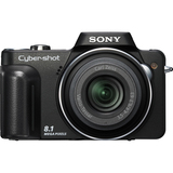 "Sony Cyber-shot DSC-H10 Digital Camera - Black - 8.1 Megapixel - 16:9 - 2x Digital Zoom - 3"" Active Matrix TFT Color LCD"