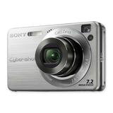 Sony Cyber shot DSC W120 Digital Camera Silver 169 2x Digital Zoom 25 Active Matrix TFT Color LCD