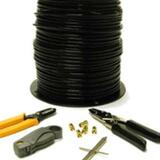 Cables To Go 500ft RG6 Quad Shield Coaxial Cable Installation Kit