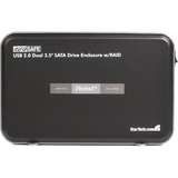 Startech InfoSafe SAT3520U2R Dual 3.5" SATA Drive Enclosure