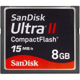 SanDisk 8GB Ultra II CompactFlash (CF) Card - SDCFH008GA11