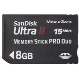 SanDisk 8GB Ultra II Memory Stick PRO Duo Card