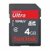 SanDisk 4GB Ultra II Secure Digital High Capacity (SDHC) High Performa - SDSDRH004GA11