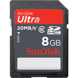 SanDisk 8GB Ultra II Secure Digital High Capacity (SDHC) High Performance Card