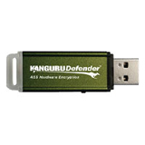Kanguru 16GB Defender USB 2.0 Flash Drive - KDF16GGREEN