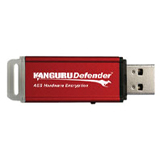 Kanguru 16GB Defender USB 2.0 Flash Drive - KDF16GRED