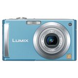 "Panasonic Lumix DMC-FS3 Digital Camera - Blue - 8.1 Megapixels - 16:9 - 4x Digital Zoom - 2.5"" Active Matrix TFT Color LCD"