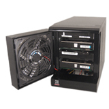 "CRU DataPort 3.5"" Hard Drive Mini Storage Subsystem - Storage Enclosure - 4 x 3.5"" - 1/3H Internal - Black"