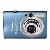 "Canon PowerShot SD1100 IS Digital ELPH Camera - Rhythm & Blue - 16:9 - 4x Digital Zoom - 2.5"" Active Matrix TFT Color LCD"