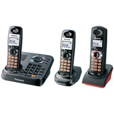 Panasonic KX-TG9348T Expandable Digital Cordless Phone - 1 x Phone Line(s) - Metallic Black