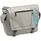 Case Logic Canvas Messenger Bag 19 x 14 x 8 Canvas Gray